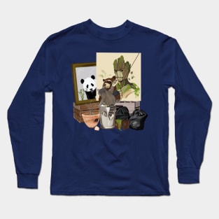 Rockwell Raccoon Long Sleeve T-Shirt